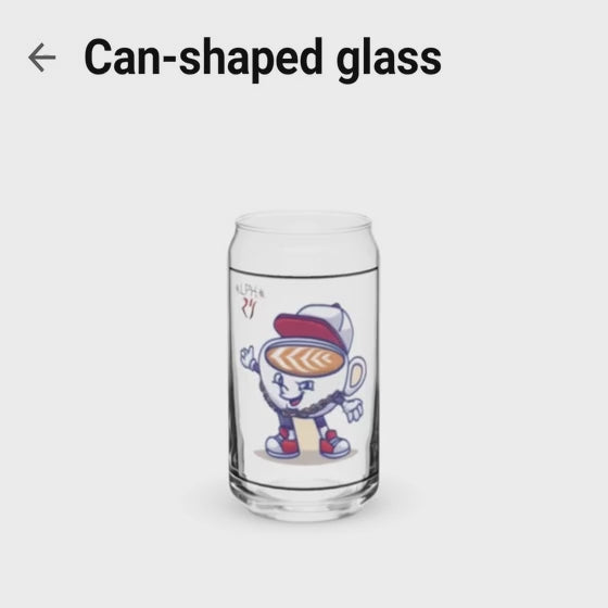 THE CAN SHAPED GLASS