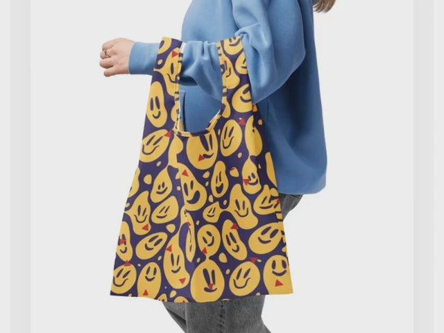 THE MELTING SMILEY FACE BAG