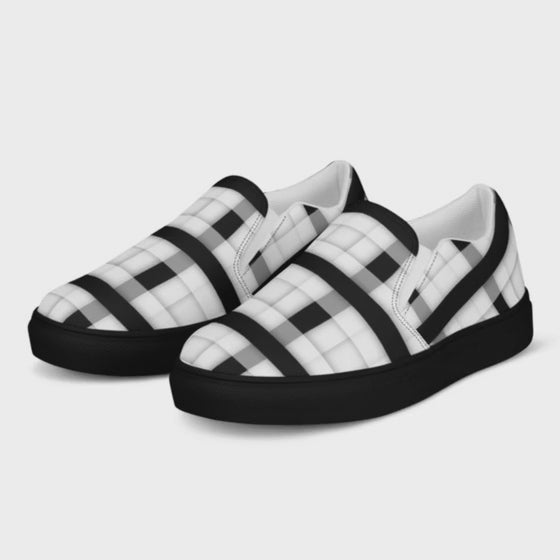 THE PLAID SLIP ON SHOE