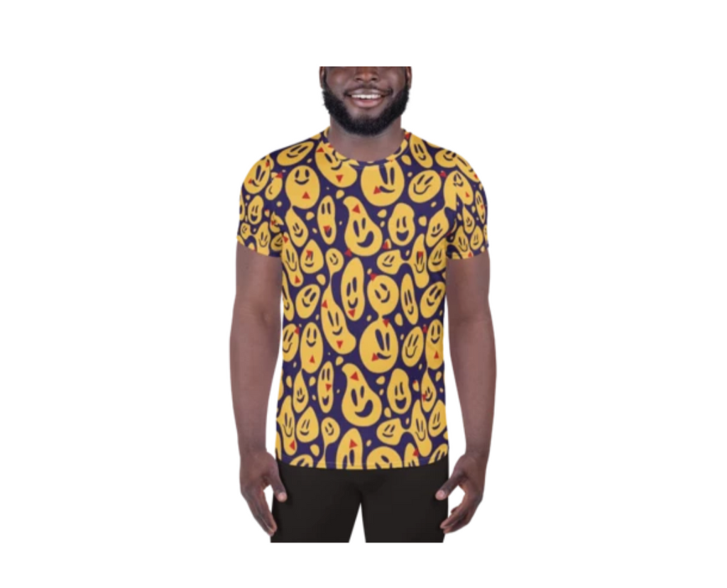 THE MELTING SMILEY FACE TEE