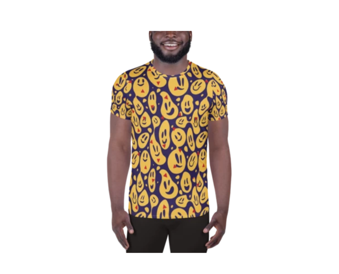 THE MELTING SMILEY FACE TEE