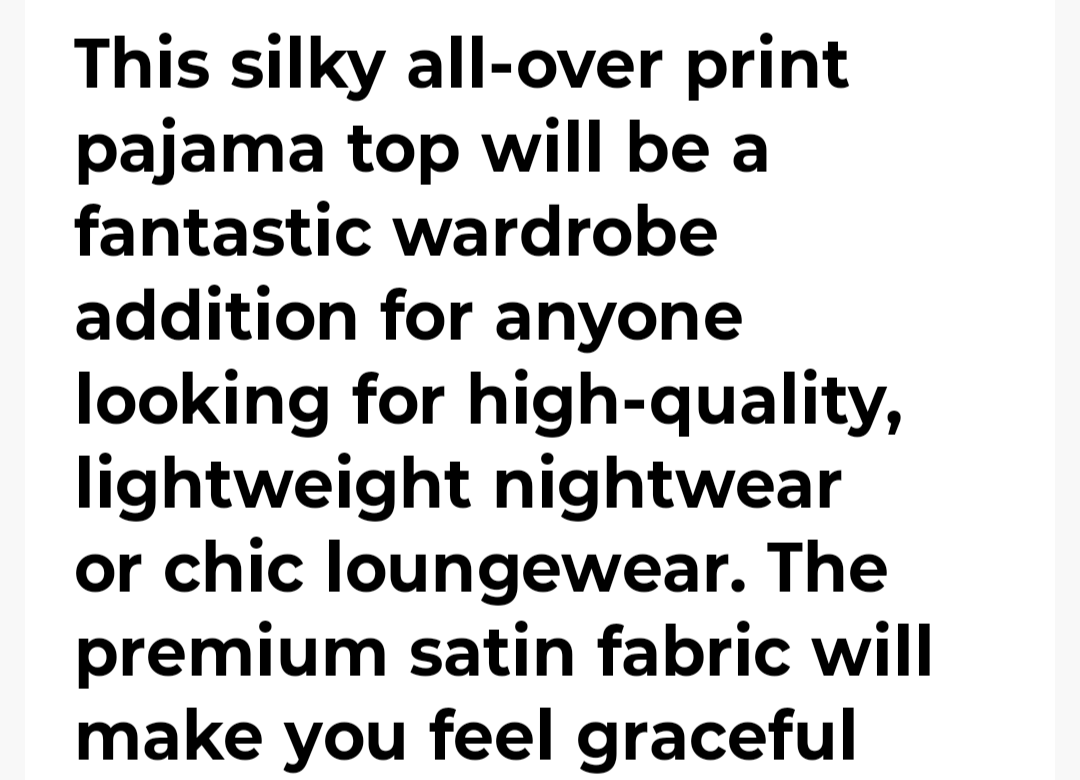 THE ALL NIGHT PAJAMAS TOP