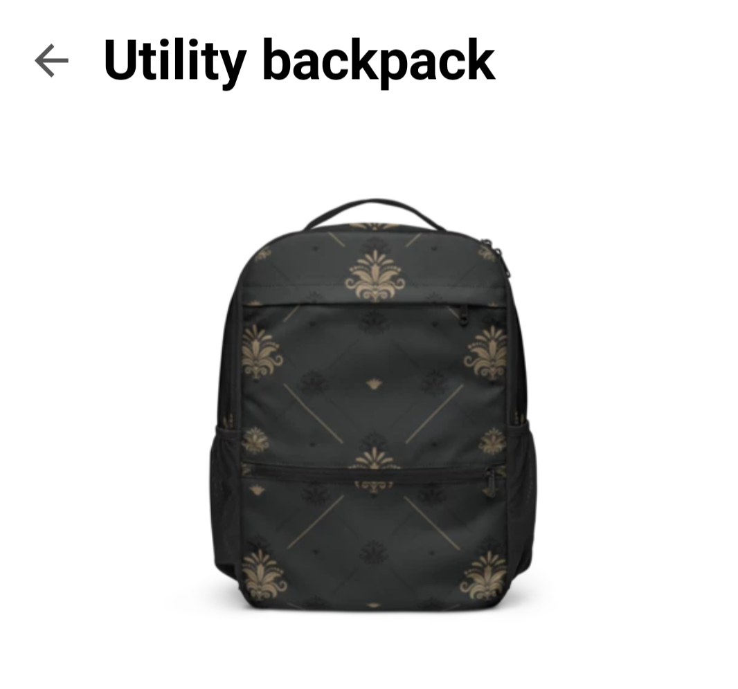 THE UTILITY BACK PACK(LUXURY DEPT.)