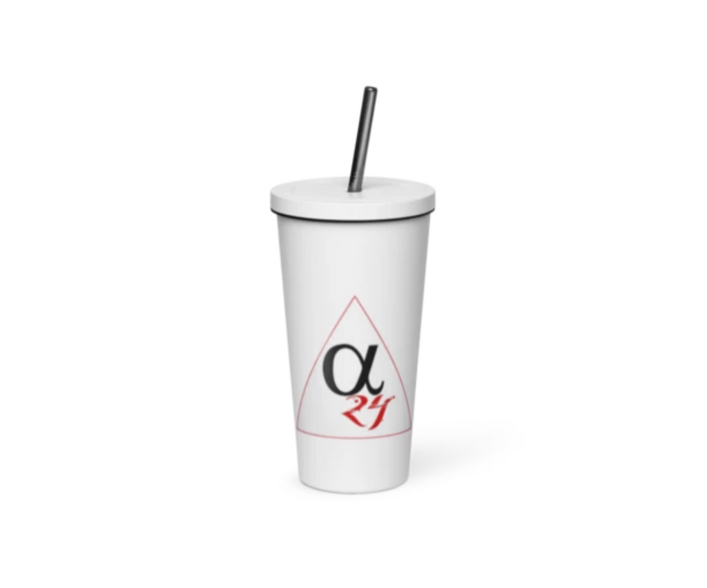 THE LOGO TUMBLER (white)