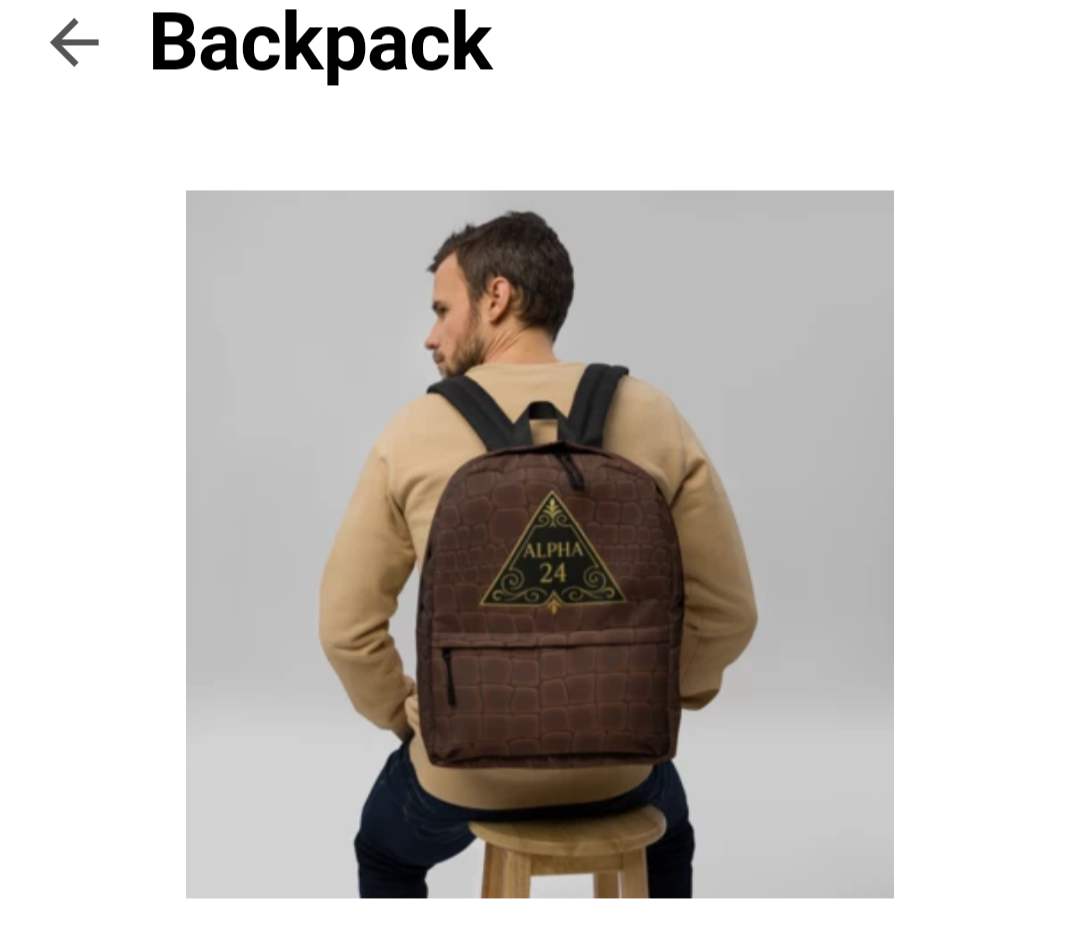 THE BACKPACK 1 (LUXURY DEPT.)