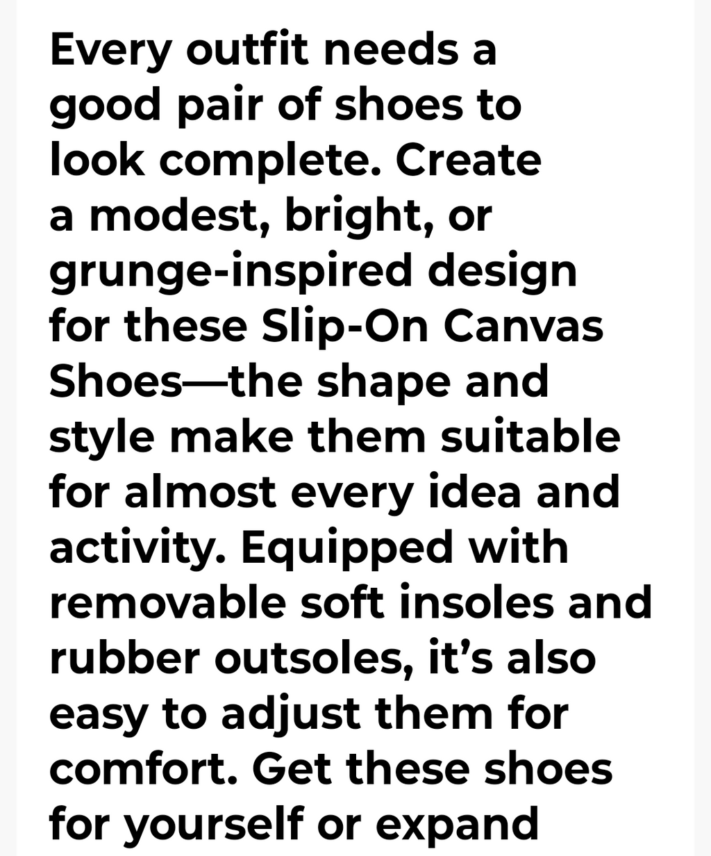 THE PLAID SLIP ON SHOE