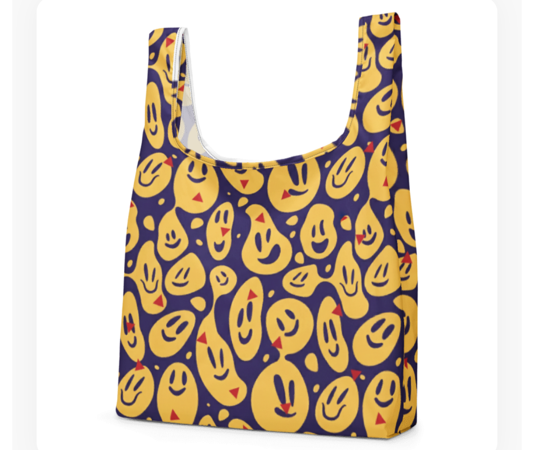 THE MELTING SMILEY FACE BAG