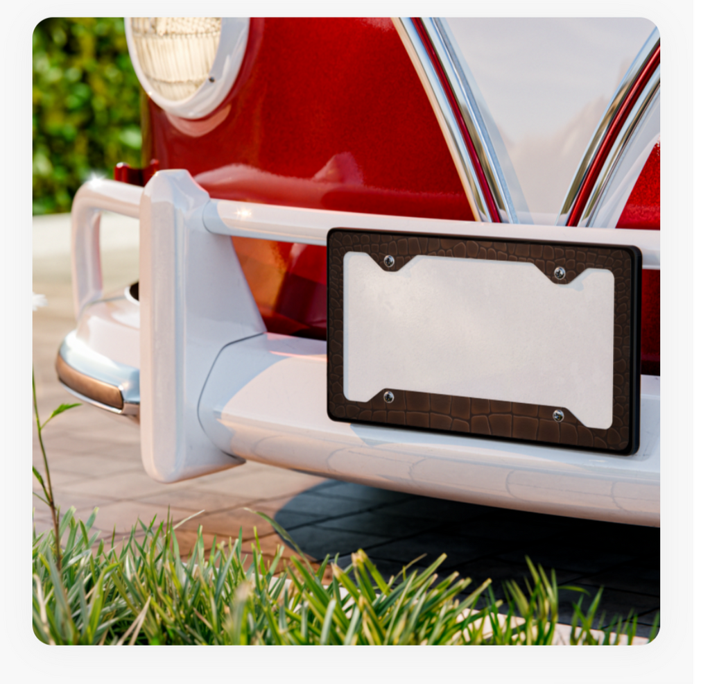 THE LICENSE PLATE (LUXURY DEPT.)