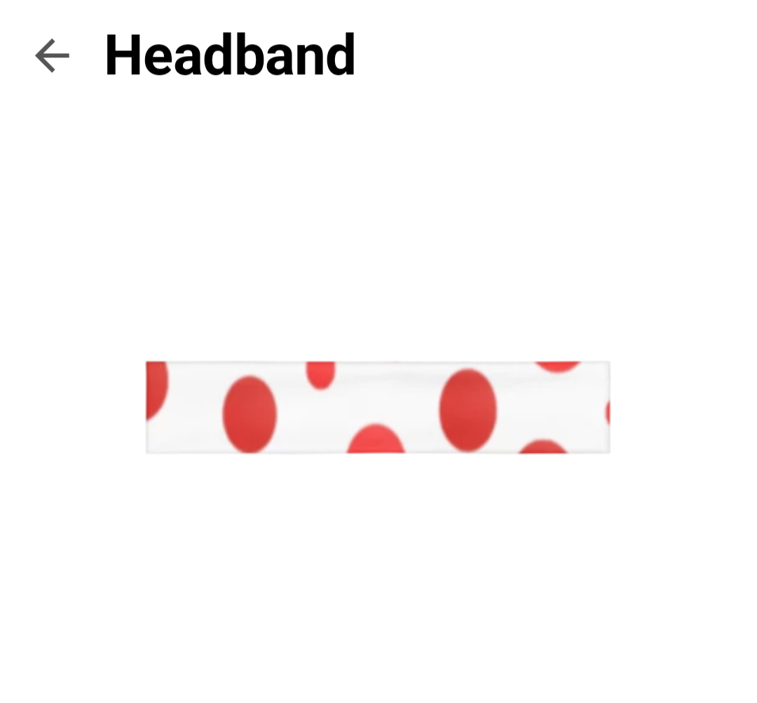 THE HEAD BAND 1(POLKA DOT)