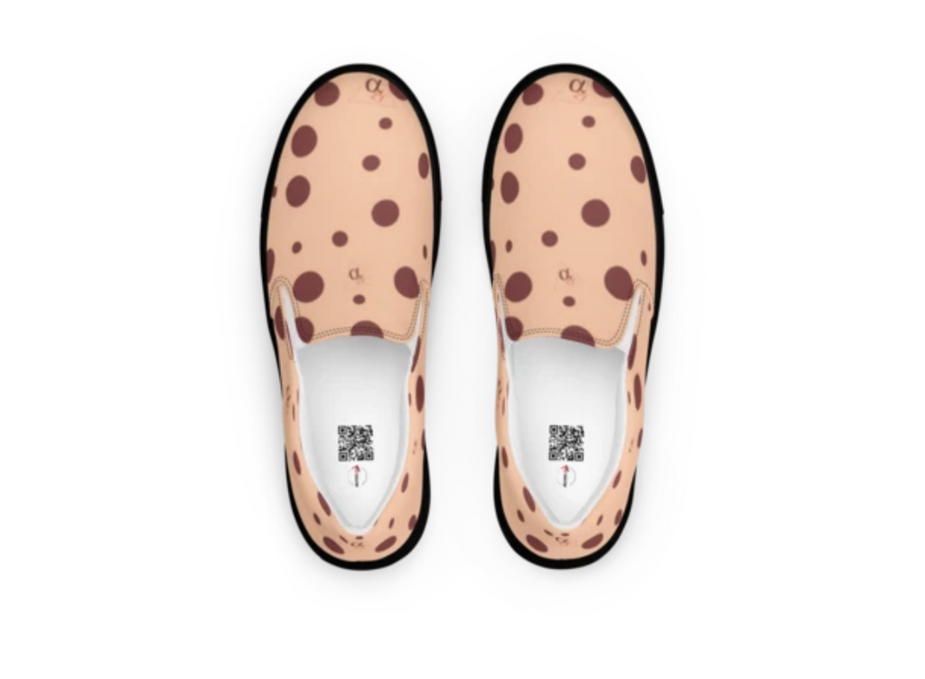 THE POLKADOT WOMEN'S SLIP ON CANVAS