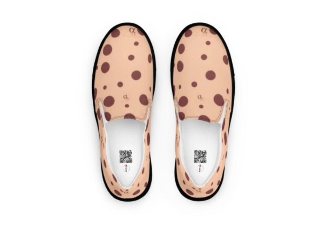 THE POLKADOT WOMEN'S SLIP ON CANVAS