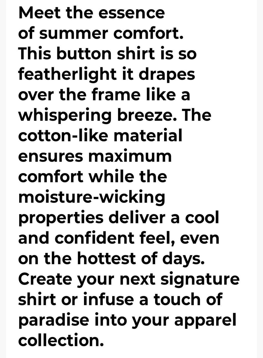 THE BUTTON UP 1. SHIRT(LUXURY DEPT.)