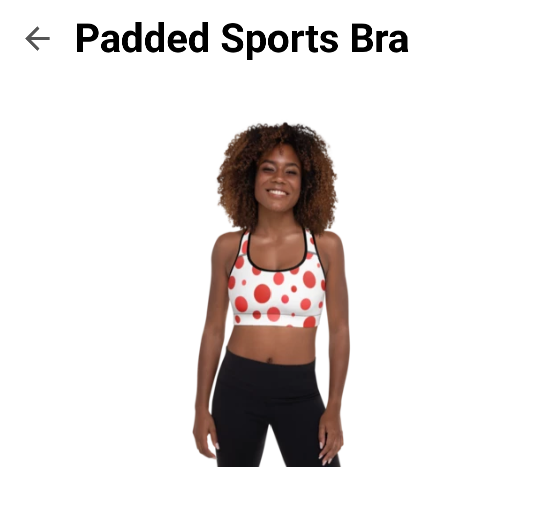 THE SPORTS BRA(POLKA DOT)