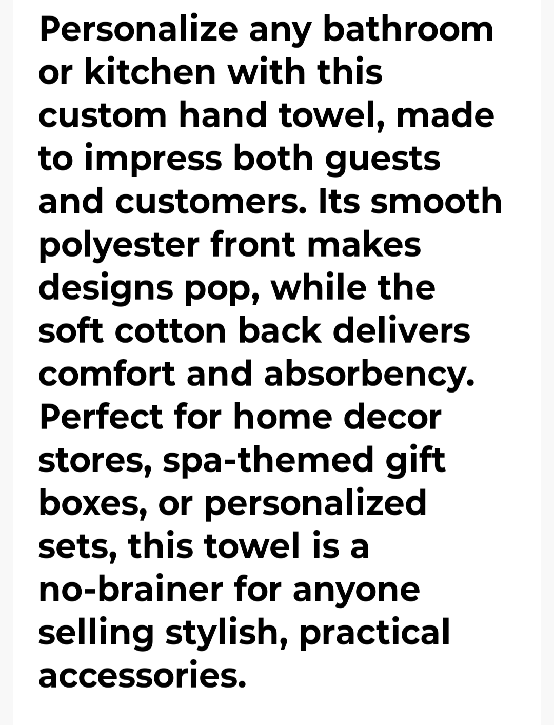 THE CHRISTMAS HAND TOWEL