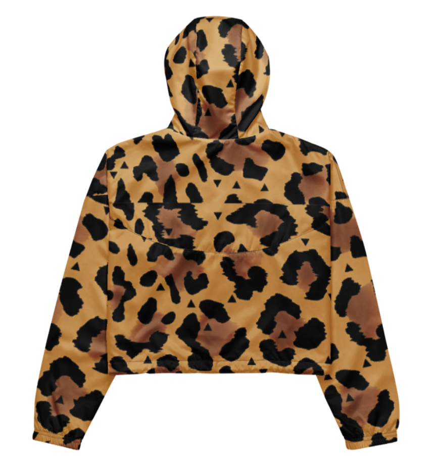 THE LEOPARD CROP HOODIE