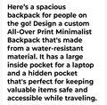 THE BACKPACK 1