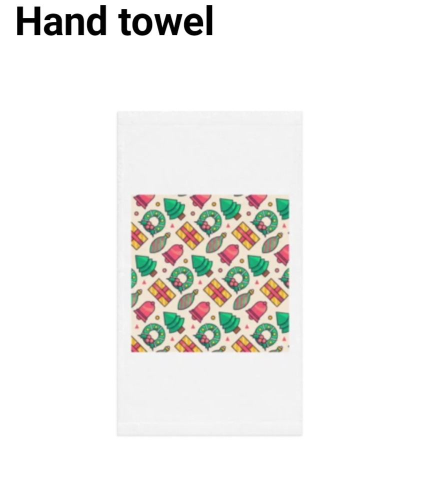 THE CHRISTMAS HAND TOWEL