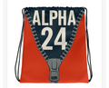 THE  ZIP UP DRAWSTRING BAG