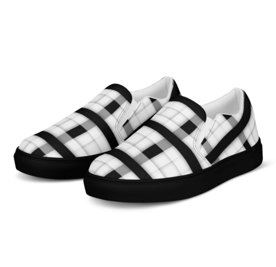 THE PLAID SLIP ON SHOE