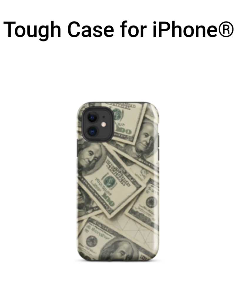 THE MONEY TOUGH IPHONE CASE